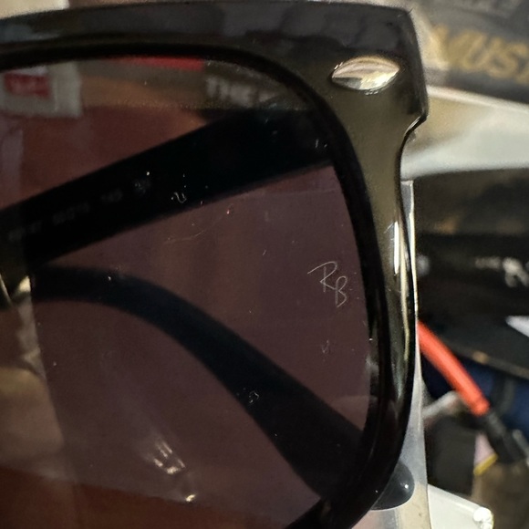 RayBan 4147 Boyfriend 601/87 polished Black/dark grey lens 60mm
